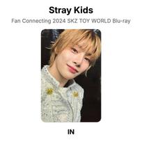 Stray Kids Fan Connecting 2024 SKZ TOY WORLD Blu-ray Official Photocard I.N