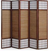 Homestyle4U Kambario pertvara, 220x2.2x175 cm, ruda