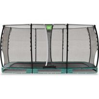 EXIT Allure Classic įleidžiamas batutas 244x427 cm, žalias