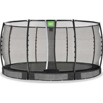Įleidžiamas batutas EXIT Allure Premium ø427 cm, juodas