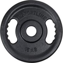Ketaus olimpinis svorio diskas inSPORTline Castblack OL 15 kg 50 mm