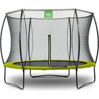 Batutas EXIT Silhouette ø244 cm su apsauginiu tinklu – žalias