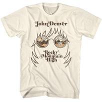 John Denver Landscape Glasses Natural T-Shirt L