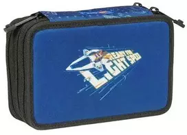 LEGO BAGS LEGO CITY 3 skyrių pieštukinė su kanceliarinėmis priemonėmis „Space Explorer“