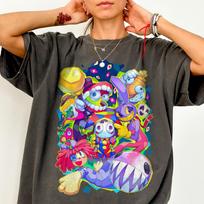 Comfort Colors The Amazing Digital Circus Shirt -Tadc Shirt,Tadc Sweatshirt,Jax Tee,Pomni Tshirt,Gangle Tshirt,Ragatha,Caine,Bubble,Zooble 3XL