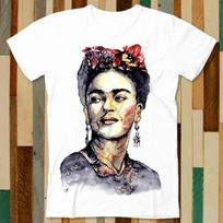Frida Kahlo Selfie Fashion Potrait Artwork T Shirt Adult Unisex Men Women Retro Design Tee Vintage Top A4928 S
