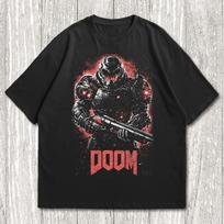 D00M Shirt, Sci-Fi Horror, Gamer Gift, Vintage Doom M