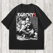 Far Cry 3 T-Shirt, Vintage Tropical Survival Graphic T-Shirt | Gritty Action Adventure Gamer Tee | Grunge Streetwear, Edgy Alt Clothing XL