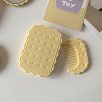 Cheese Biscuit Design Biscuit Make-Up Mirror Mini Biscuit Pocket Mirror  Women square