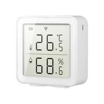 Tuya WIFI Temperature and Humidity Sensor Indoor Hygrometer Monitor Thermometer Detector Support Alexa Google Home Smart Life Home Security System