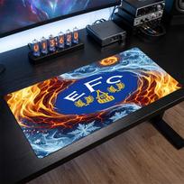 Everton Football Print Large Mouse Pad, Anti-Slip Extended Gaming Desk Mat for Office Home 30cmx60cm（11.8x23.6inch）
