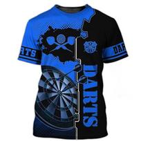 Fashion Darts Game Men's T-shirts Short Sleeve 3d Printed Street Style T Shirt Summer Dart Turntable Graphic Hip Hop Casual Tops S