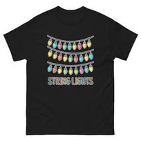 String Lights Party Supplies Items Birthday Event T-Shirt L