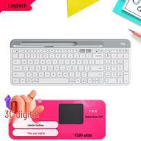 Logitech K580 Wireless Bluetooth Ultra-Thin Keyboard - Peony White