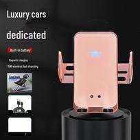 Transparent Cyberpunk Car Wireless Charger & Anti-shake LED Phone Mount