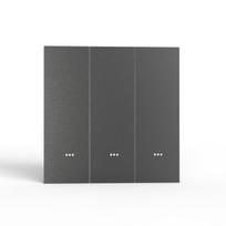1/2/3/4 Gang Tuya Zigbee Light Smart Wall Switch Push Button Work with Alexa Google Home Hotel Smart Home Products M8-3A (Black,86mm*86 mm&Uk Standard) juoda