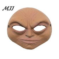 Breathable Alien Costume Halloween Mask, Realistic Shape Props, Lightweight Soft PU Face Fitting Mask Foam for Carnival Party Cosplay Durable Adults