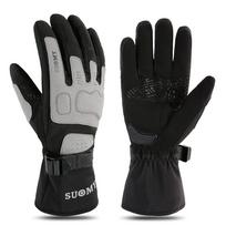 1Pair Windproof Motorbike Riding Gloves Motocross Gloves  for Cycling,Hiking,Running,Driving XL pilka