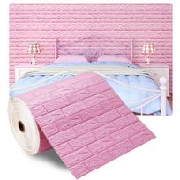 70cm*1/5/10m 3D lipnios tapetos Nuolatinės vandeniui atsparios plytų sienų lipdukai Svetainės Miegamojo Vaikų kambario Namų dekoras 70cmx100cm