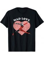 DC Comicsl Valentine's Day Harley Quinns Mad Love T-Shirt S juoda