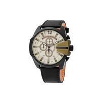 Diesel Laikrodis Kvarcinis mechanizmas Odinis dirželis 51*59mm Žalias ciferblatas Atsparus vandeniui 100m Unisex laikrodžiai DZ4495 Green Dial