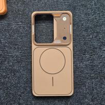 For Samsung Galaxy S26 Ultra S25 S24 Ultra Case Magnetic Liquid Skin Feel Back Wireless Charging Cover with Metal Button Galaxy S26 Ultra