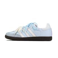 Adidas Originals SAMBA OG Abrasion Resistant Low top Skateboard Shoes Unisex Light Blue B75806(Team462-) 38⅔