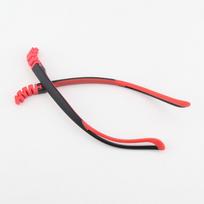 High Quality Ultra Light Glasses Arm Silicone Snap-on Eyewear Accessories Eyeglasses Bicolor Spectacle Frame for Children raudona