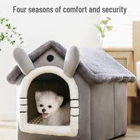 Visasezoninė uždara augintinio lova katėms ir mažiems šunims Small (for cats under 5 lbs, dogs under 2 lbs)