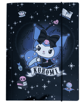 Aplankas su gumele KUROMI, kartoninis, A4