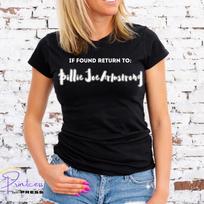 IF FOUND RETURN TO BILLIE JOE ARMSTRONG T-Shirt, GREEN DAY, TOUR, Unisex/Ladies 3XL