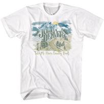 John Denver Take Me Home White Adult T-Shirt 3XL