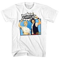 Bill and Ted Comic White Adult T-Shirt 4XL