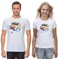 Asterix and obelix, Famous Characters Figure, Short Sleeve White-Black Men's / Women's T-Shirt F172 S