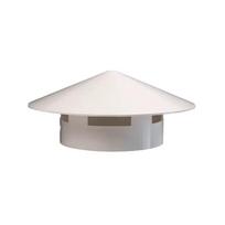 PVC stogo vėdinimo grotelės Vėdinimo vamzdelio dangtelis Apvalus gaubtas 75mm