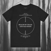 Realm of Chaos, Paradise LosT-Shirt, John Milton T-Shirt, Astrology, Heaven and Hell, Gothic Fashion Unisex Jersey Short Sleeve Tee S