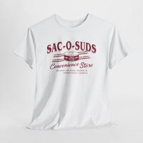 Sac O Suds Convenience Store Inspired My Cousin Vinny Movie Men's Grey White Tees T-Shirt Size S-5XL 3XL