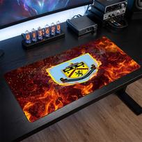 Burnley Football Print Large Mouse Pad, Anti-Slip Extended Gaming Desk Mat for Office Home 30cmx60cm（11.8x23.6inch）
