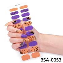 Long Lasting Fully Cured Gel Nail Stickers  Glossy Multicolor Nail Stickers Uv Free Gel