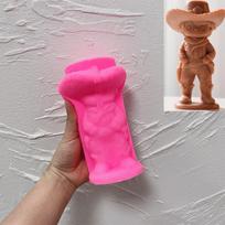 Cowgirl Candle Silicone Mold Cowboy Hat in Cowboy Boots Candle Mold Farm Child Candle Mould Western Hat Child Soap Mold 14.7CM/15CM