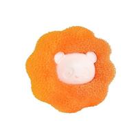 Magic Laundry Ball skalbimo mašina Valymo kamuoliukai plaukelių šalinimo gaudyklė Pluošto surinkėjas Daugkartinis filtruojantis rutulinis pūkelių gaudytojas - 1 vnt. 1pc oranžinė