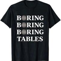 Boring Boring Tables Darts Funny Bar Game Humor T-Shirt 2XL