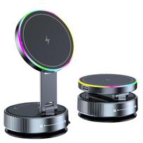 360° Foldable Magnetic Car Phone Holder with Strong Electric Vacuum
