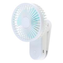 Magnetic Clip on Fan USB Desk Fan for Baby Stroller Crib Desk Top Car for Seat Cart Mini and Cute Design Fans  White rožinė