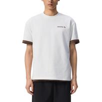 Saucony T Shirts Unisex Cream White Crew Neck Moderate SA3269ST21G-WT038 2XL