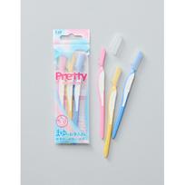 Kai Pretty Eyebrow Shaver  Eyebrow Knife   Pack Of 3