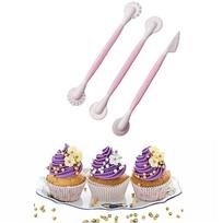New 3pcs Cutting Roller Modelling Tool Set Flip Cake Plasticity Engraving Tools