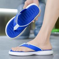 Men's flip flops summer versatile EVA high elastic soft sole comfort beach men's slippers fashion youth outdoor casual sandals 40-41