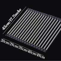 1pcs Roll Up Dish Drying Rack Over The Sink Foldable Portable Kitchen Dish Drainer Space Saving Sink Organizer juoda