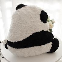Panda Nugaros Pusės Pagalvė-Pledukas Animacinis Pliušinis Žaislas Sofa Pagalvė Sėdynės Pagalvėlė Mielas Biuro Pietų Užklotas 50cm